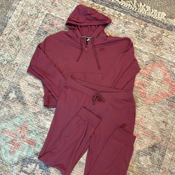 Nike Jackets Coats Womens Nike Jogger Set Poshmark